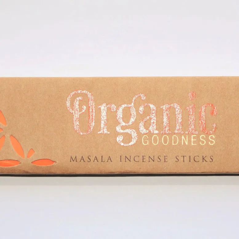 Vonné tyčinky - Organic PATCHOULI přírodní vonné tyčinky, agarbathi vhodné k provonění prostoru s ušlechtilou vůní