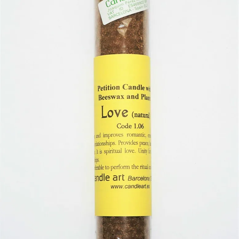 Svíce (natural) láska - prohlubuje jednotu, vonné a terapeutické svíce se silnou energií a působením