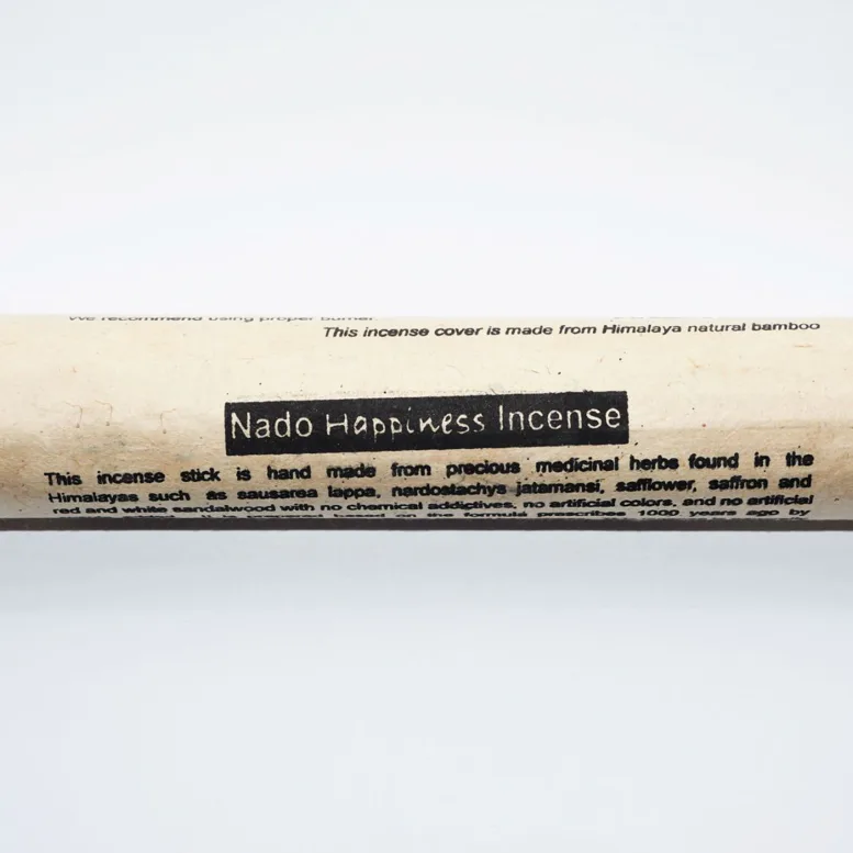 Vonné tyčinky - NADO POIZOKHANG - HAPPINESS INCENSEvzácné ručně vyrobené řemeslné čistě přírodní vonné tyčinky k očistě, ochraně a meditaci z himálajského Království Bhútán