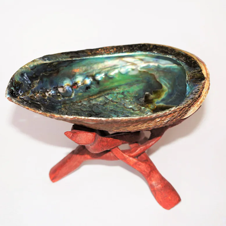 Mušle Abalone – přírodní nádoba pro vykuřování