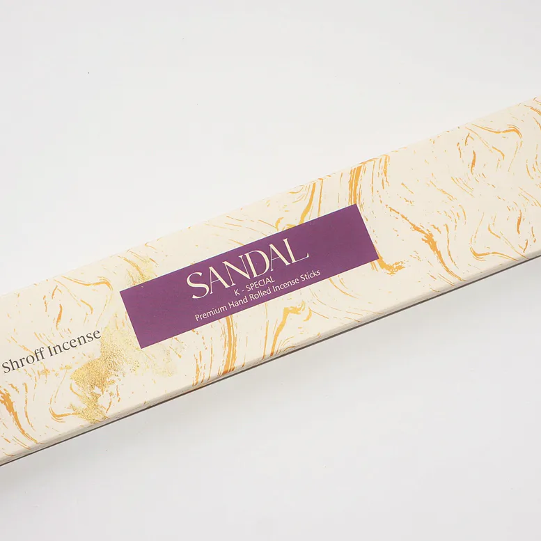 Vonné tyčinky - SHROFF SANDAL SPECIAL přírodní luxusní vonné tyčinky, agarbathi vhodné k provonění prostoru s ušlechtilou vůní