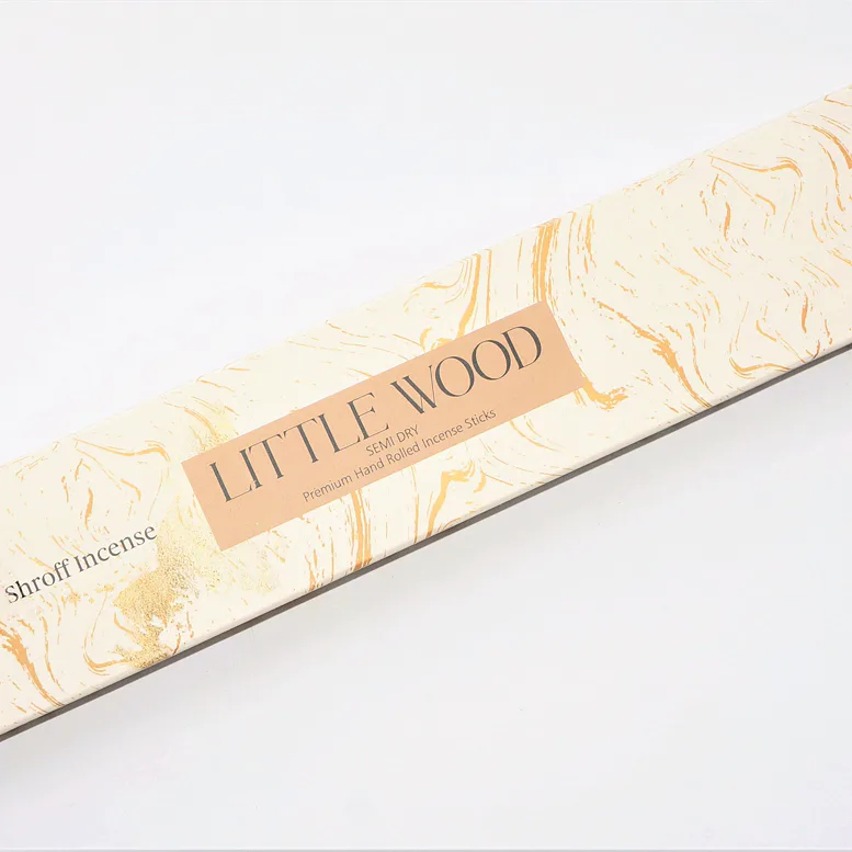 Vonné tyčinky - SHROFF LITTLE WOOD přírodní luxusní vonné tyčinky, agarbathi vhodné k provonění prostoru s ušlechtilou vůní
