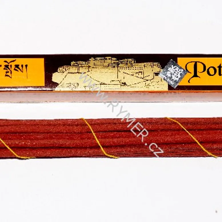 Vonné tyčinky - Potala Incense  přírodní řemeslné tradiční himálajské vonné tyčinky vhodné k čištění a meditaci