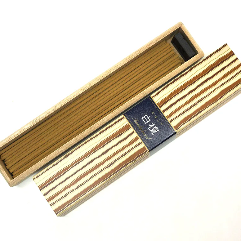 Vonné tyčinky - Kayuragi  SANDALWOOD, Nippon Kodo  luxusní vonné tyčinky s minimem kouře pro provonění prostoru a vytvoření relaxační atmosféry