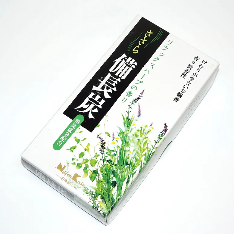 Vonné tyčinky - Sasara RELAX HERB, Nippon Kodo  luxusní vonné tyčinky s minimem kouře pro provonění prostoru a vytvoření relaxační atmosféry