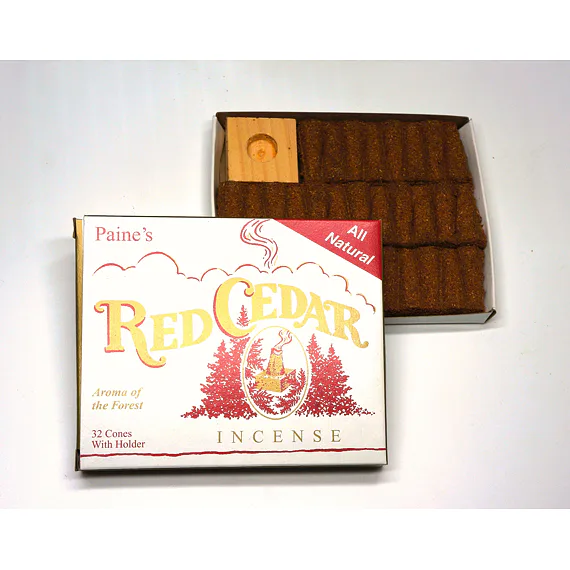 Přírodní vonné kužely Paine's Red Cedar