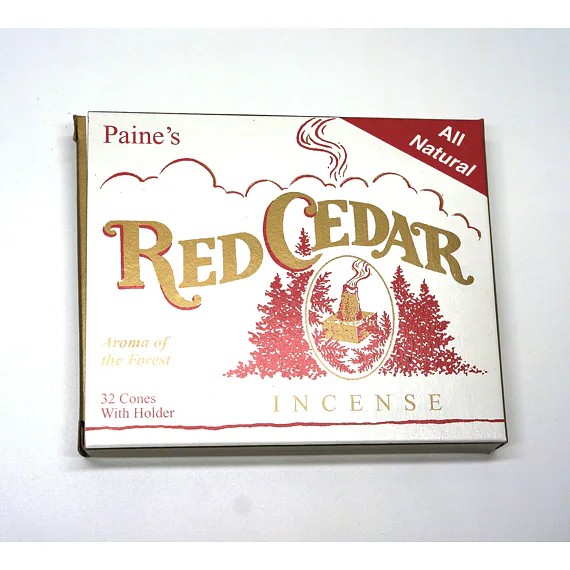 Přírodní vonné kužely Paine's Red Cedar