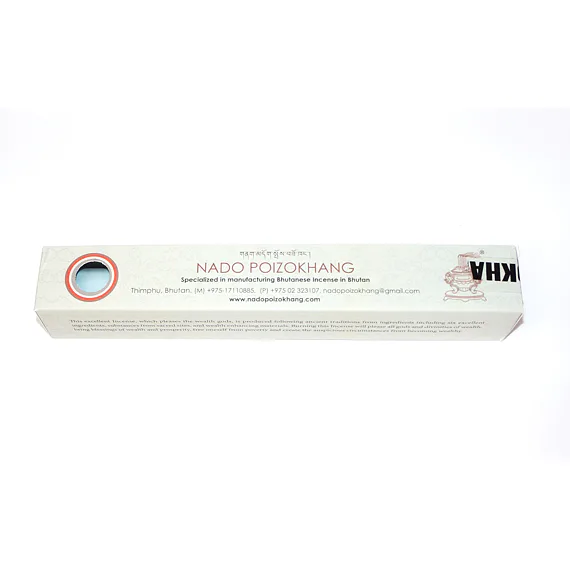Vonné tyčinky - Nado Poizokhang/WEALTH INCENSE vzácné ručně vyrobené řemeslné čistě přírodní vonné tyčinky k očistě, ochraně a meditaci z himálajského Království Bhútán
