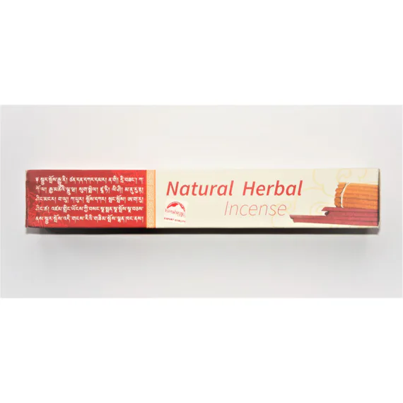 Vonné tyčinky - Natural Herbal Incense/ červené přírodní řemeslné tradiční himálajské vonné tyčinky vhodné k čištění a meditaci