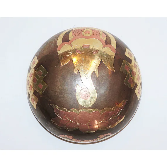 TIBETSKÁ MÍSA 01811, symbol dordže, ganéša/ + podložka + palička